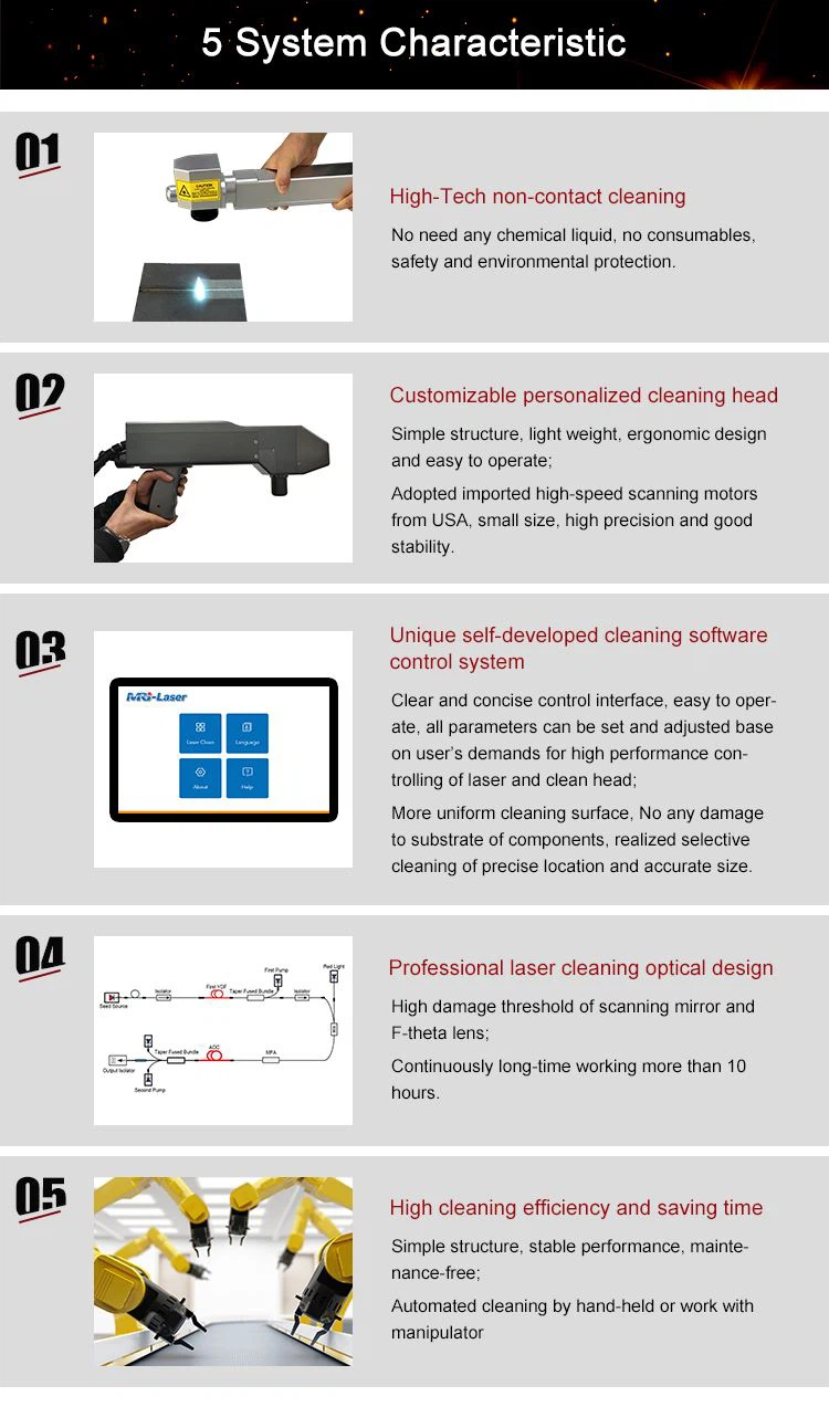 MRJ-Laser portable laser paint removal 200w