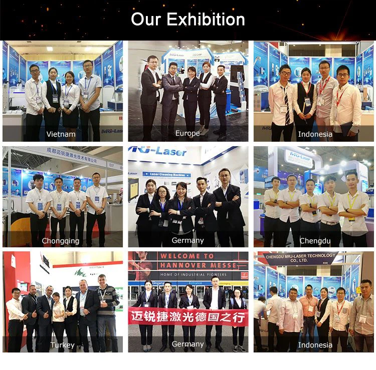 MRJ-Laser 200 watt rust cleaning laser Germany exhibition