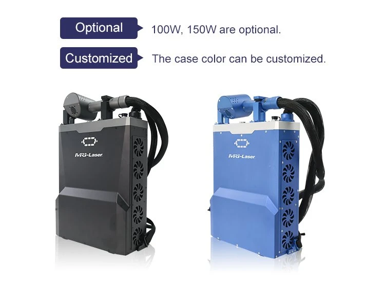 100W backpack laser cleaning machine details 100W backpack laser cleaning machine details