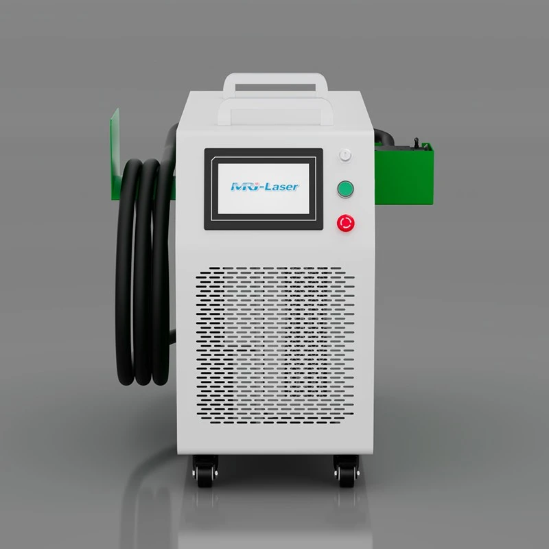 Economical Mini Type 1200 Watt CW Laser Cleaning Machine For Stone Statue, Tile, Bricks Cleaning