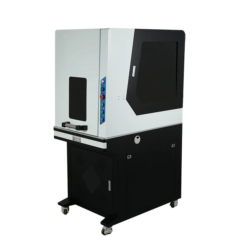 Mașină de marcat cu laser cu fibră de 50 W cu protecție cu laser clasa IV