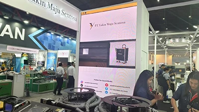 Echipa MRJ-Laser a mers în Indonezia pentru a ajuta agenții la expoziție