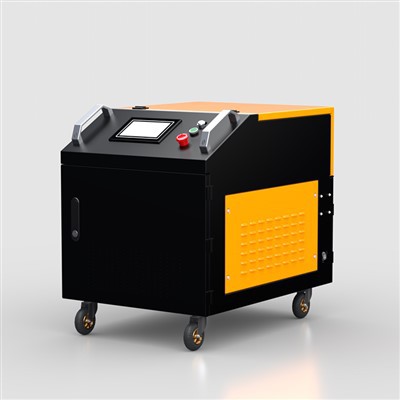 Mașină de curățat cu laser de 300 de wați fascicul superior pentru restaurarea lemnului, tratarea suprafeței