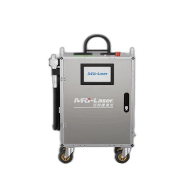 Mașină de curățat cu laser cu impulsuri tip bagaje pentru restaurarea și conservarea lemnului