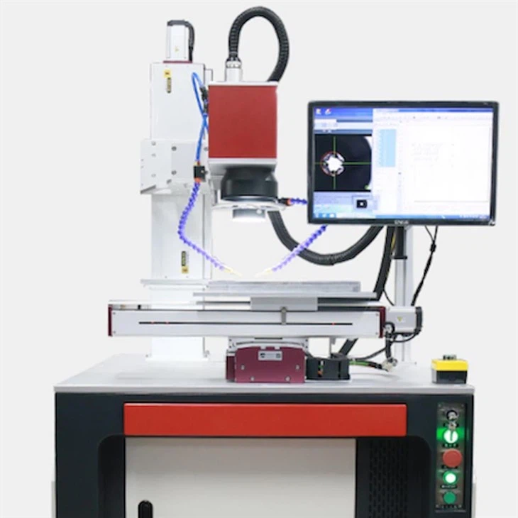 Aparat de sudat cu laser cu scanare galvanometru pentru instrumente de precizie