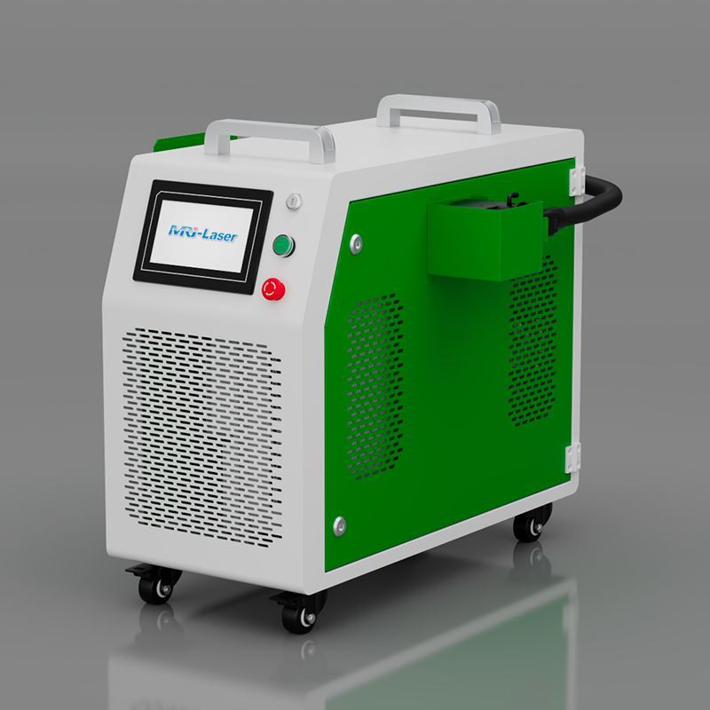 Valisă 1200 Watt Mașină portabilă de curățare cu laser Țeavă mare de oțel din fier ruginit